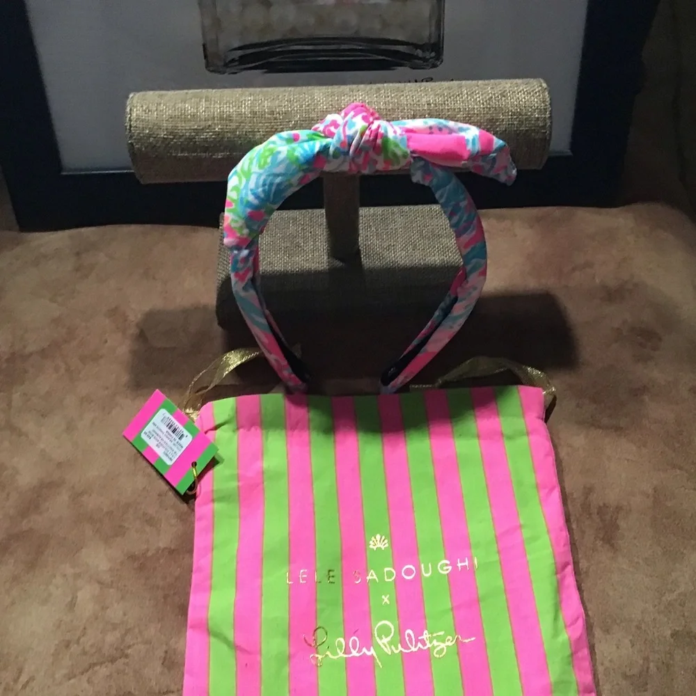 LELE SADOUGHI X LILLY PULITZER NWT AUTHENTIC KID HEADBAND
